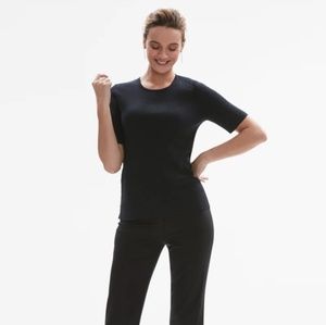 MM. LAFLEUR CHOE TOP - NAVY MELANGE - 6